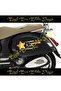 Star Speed 25X13 2 Pieces (Right Left) Tank Cover Car Sticker Auto Motorcycle Motor Helmet Sticker