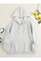 2-Piece Zippered Hooded Oversize Sweatshirt - 3
