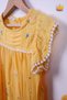 100% Cotton Baby Girl Floral Embroidered Bandana Dress 4949 - 4