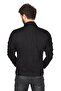 Men's Dark Navy Blue Laser Cut Slim Fit Lycra Jeans Coats2201007 - 6