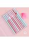Colorful 10-Piece Gel Pen Set with Heart and Flowers - 2