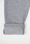 Gray Thick Cotton Elastic Waist Side Pockets 5-6-7-8-9-10-11-12 Years Old Boy's Sweatpants Cmrc98 - 4
