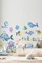 Educational Cute Sea Animals and Plants Sticker Set (Large Size) Ocean Animals Sticker - 3