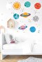 Cute Sun, Space Figures And Stars Kids Baby Room Sticker - 3