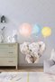 Cute Elephant And Balloons Glass Wall Door Sticker Set, Baby Kids Room Sticker - 2