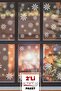 Snowflakes Sticker Set 2 Pack 84 Pieces - All Surfaces New Year Snowflake Christmas Sticker - 2