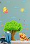 Winnie The Pooh And His Friend In The Forest Children's Room Decoration Sticker Set - 4