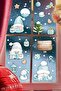 Cute New Year Gnomes And Winter Figures New Year Figures in Blue Tones - 3