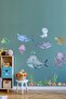 Educational Cute Sea Animals and Plants Sticker Set (Large Size) Ocean Animals Sticker - 4