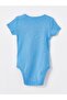 Lcw Baby Ecru Printed Crew Neck Printed Baby Boy Snap Fastener Bodysuit 2-Pack (S4) - 5