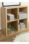 (Set of 4) Drawer Cabinet Organizer Box Gray Striped Organizer Box - 5