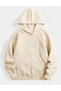Women Men Unisex Unprinted Oversize Relaxed Fit Crew Neck Sweatshirt Hoodie Black White Pink