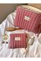 Claret Red Ethnic Portfolio Clutch Bag