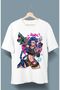 Oversize L O L Jinx Printed T-Shirt, Unisex Anime Printed T-Shirt