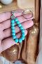 Turquoise Stone Keychain Turquoise Stone Keychain Natural Rosary Model Natural Stone Steel Material Natural Stone - 4