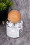 4-Piece 300ml Cotton Swab/Ear Swab/Makeup Cotton/Floss Jar with Ball Lid Glass Bathroom Organizer - 5