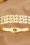 Stylish Modern Elegant Jewellers Model Steel Shackle - Barley Chain, Diameter 6cm 17cm - 3