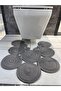 Jute Straw Brown 60X65 cm Toilet Mat Dowry Gift