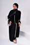 Fabric Dubai Silk Luxury Abaya Nursena Quality Hijab Outerwear for Special Occasions - 7