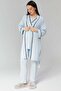 Breastfeeding Featured Dressing Gown Maternity Maternity Pajama Set - 5