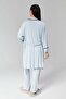 Breastfeeding Featured Dressing Gown Maternity Maternity Pajama Set - 4