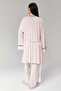Breastfeeding Featured Dressing Gown Maternity Maternity Pajama Set - 5
