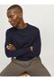ستريكبولوفر مع روندهالس Einfarbig Strickpullover مع روندهالس - 7