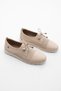 Women's Genuine Leather Comfort Casual Shoes Lace-up Demas beige - 6