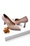 Women's Stiletto Pointed Toe Heeled Shoes Goles beige