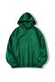 Green Hooded Unprinted Sweatshirt Unisex Hoodie