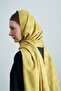 Serenity Silky Checkerboard Oil Green Shawl - 4