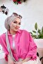Shawl Women's Beige Snap Fastener Ready-To-Wear Shawl - 4