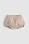 Organic Cotton Muslin Baby Beige Bloomer (Panty)