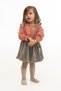 Velvet Gilet Dress Baby Gray