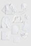 10-Piece Organic Cotton Muslin White Hospital Discharge Set