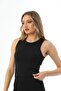 Black Shaping / Sculpting Stretchy Corded Fabric Sports Tank top Set - 7