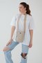 Women's Shoulder Crossbody Phone Holder Bag Strap Bag Waterproof Crinkle Fabric New Season Otranto Model - 7