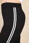 White Striped Spanish Leg Sweatpants - 5