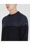 Men's Knitted Roundneck C.W.Wool Sweater - 4
