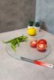 Translucent| Glass Cutting Board - Glass Cutting Table| Diameter 32cm