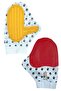 Cat Dog Washing Hair Lightener Knot Remover Plastic Grooming Massage Glove Hand Brush - 2