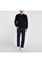 Men's Knitted Roundneck C.W.Wool Sweater - 6