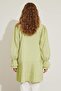 PLEATED DETAIL PISTACHIO GREEN SHIRT - 7
