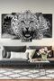 Leopar 5 Parçalı Mdf Tablo