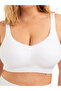 Breast Recovery Thick Strap Padded Bra Corset Sports Bra Bustier Half Undershirt - 3