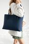 Women's Lacoste Leather 2-Handle Zippered Large Size School Bag, Shoulder Bag, Handbag, Laptop Bag