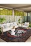 Mira Woman Sculpture Figured Vintage Persian Carpet Themed Woven Base Decorative Carpet 5799 - 3