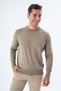 Men's Mink 100% Cotton Crew Neck Knitwear Sweater Trist-1101