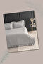 Eva Double Pique Bedspread Set Gray - Cotton Ruffled Daily Bedspread Set - Stylish Box and Package - 6
