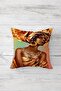 African Woman Bohemian Ethnic Combination Concealed Zippered Throw Pillow Cover Seat Pillow Case Set(4pcs) - 3